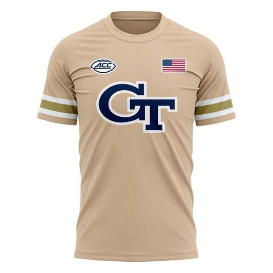 Special New Georgia Tech Wordmark Uniform Tshirt | LZ36 Moonbestprint