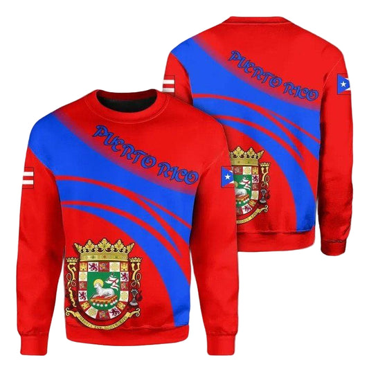 Puerto Rico Coat Of Arms Sweater Cricket Style J5W ? Usalast