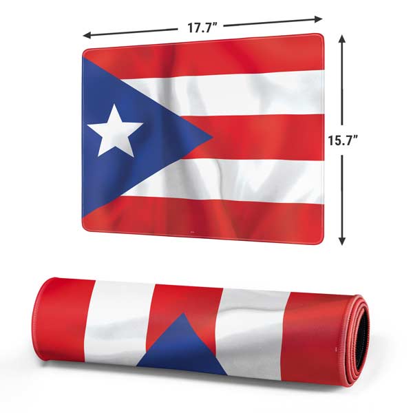 Puerto Rico Flag Gaming Mouse Pad Moonbestprint