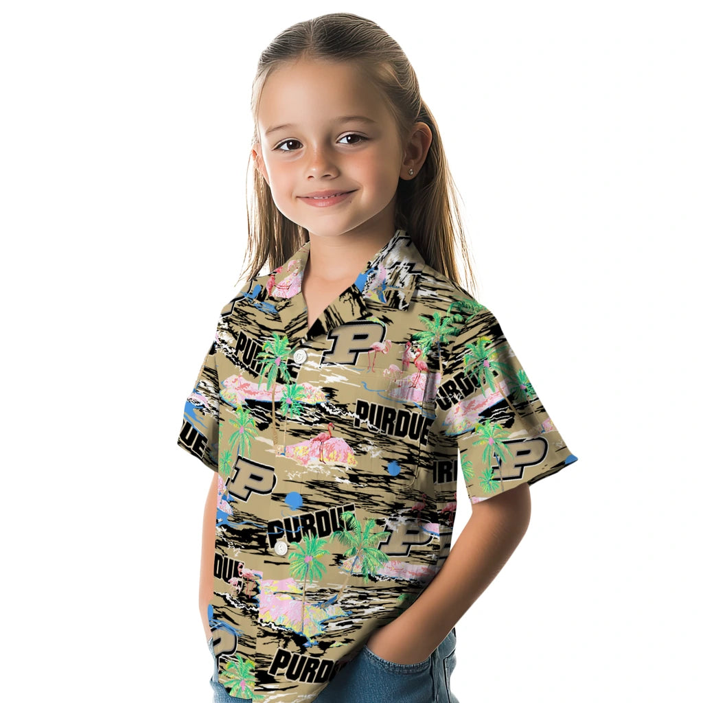 Purdue Boilermakers Flamingo Retreat 2026 Hawaiian Shirt – Moonbestprint