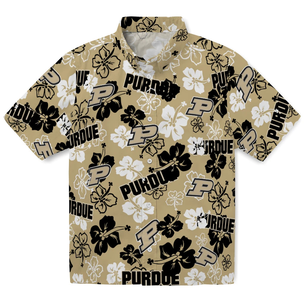 Purdue Boilermakers Hibiscus Bloom Hawaiian Shirt – Moonbestprint