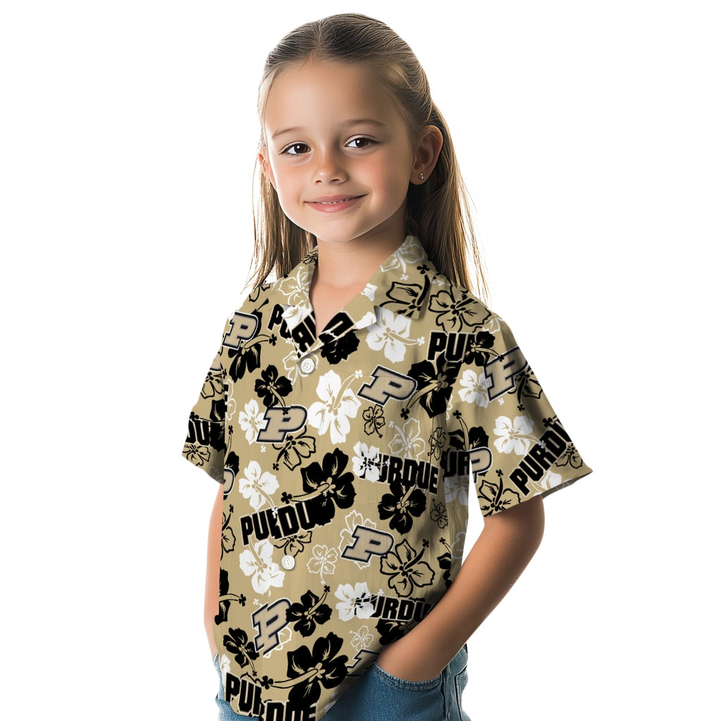 Purdue Boilermakers Hibiscus Bloom Hawaiian Shirt – Moonbestprint