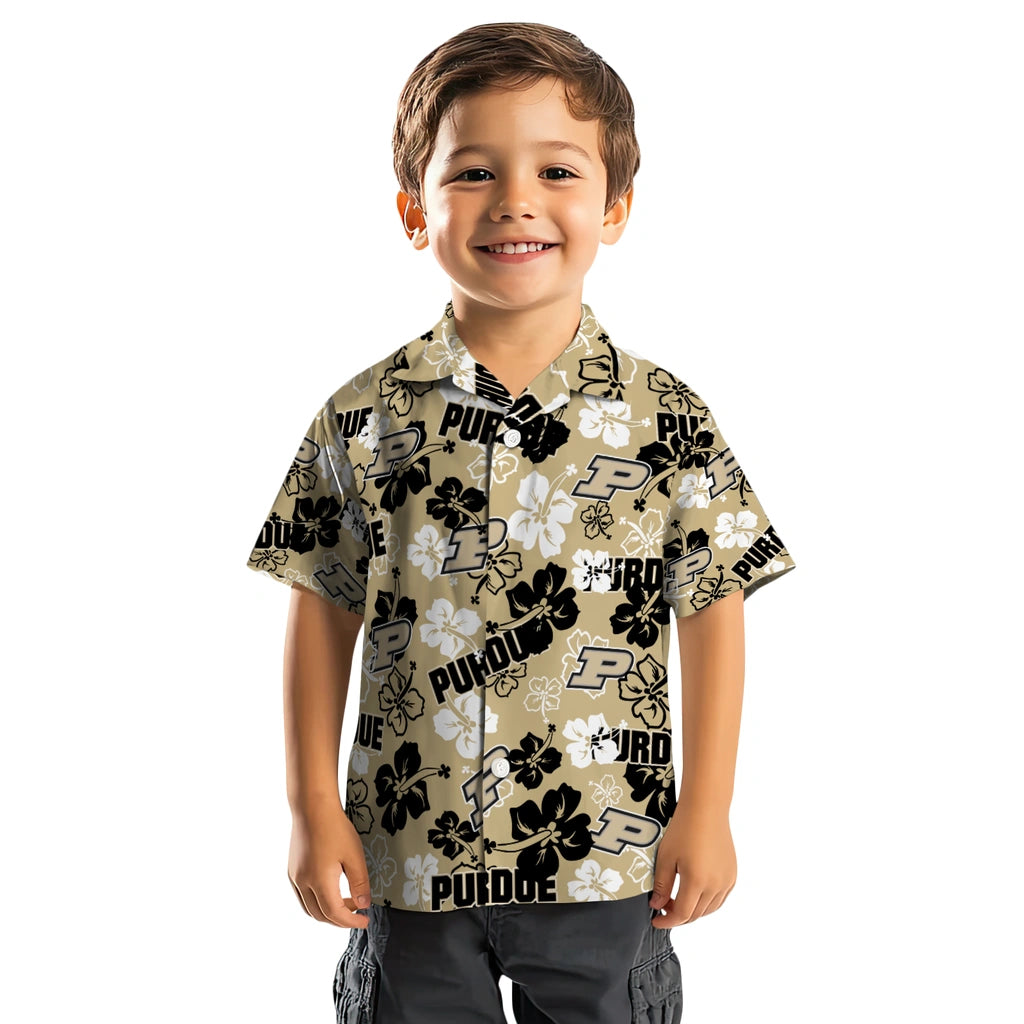 Purdue Boilermakers Hibiscus Bloom Hawaiian Shirt – Moonbestprint