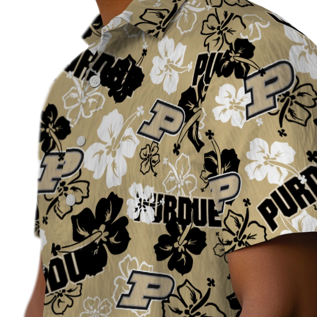 Purdue Boilermakers Hibiscus Bloom Hawaiian Shirt – Moonbestprint
