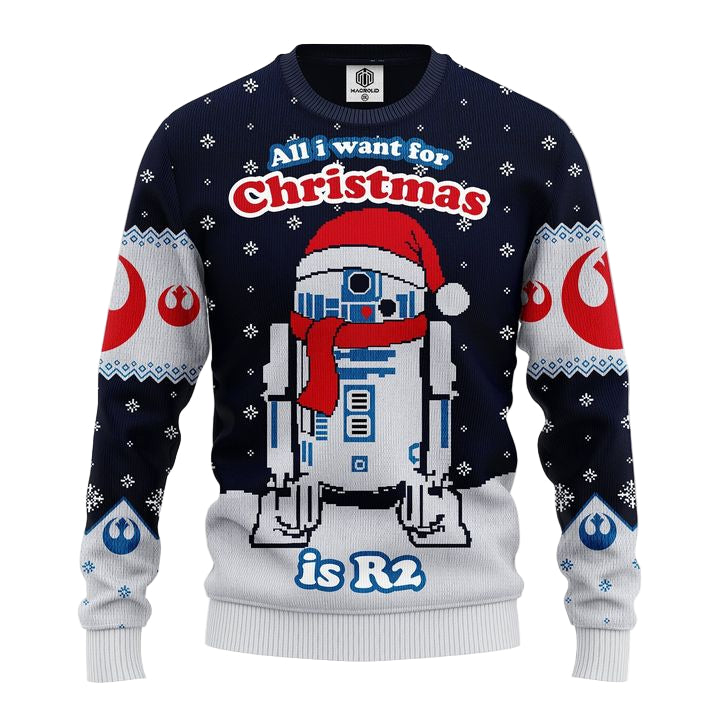 R2 Star Wars Xmas Ugly Christmas Sweater Amazing Gift Idea Thanksgiving Gift ? Usalast