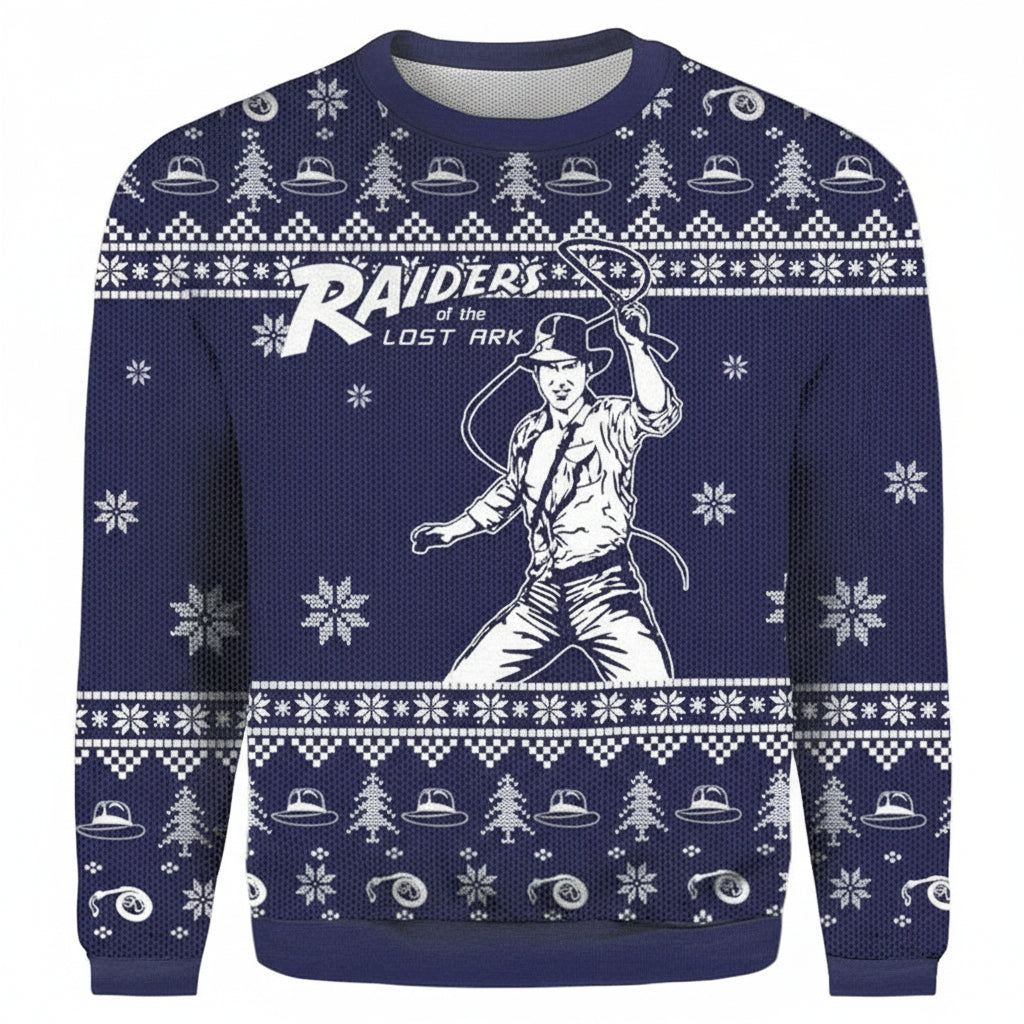 Raiders Of The Lost Ark Ugly Christmas 3D Sweater ? Usalast