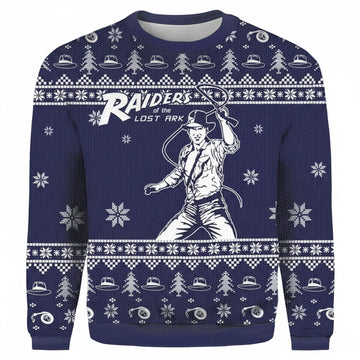 Raiders Of The Lost Ark Ugly Christmas 3D Sweater ? Usalast