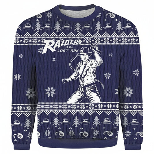 Raiders Of The Lost Ark Ugly Christmas 3D Sweater ? Usalast