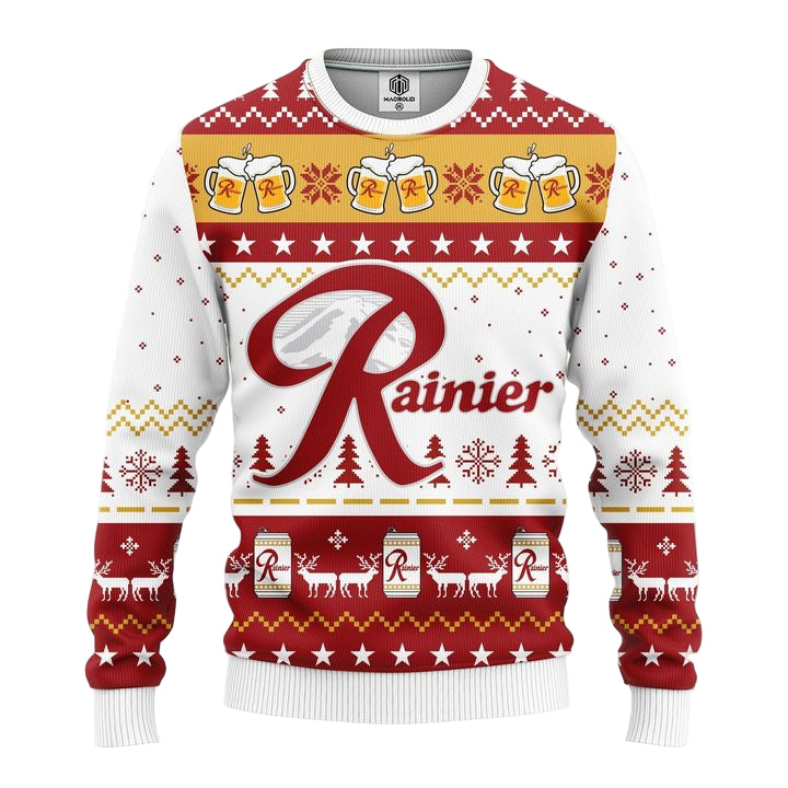 Rainier Beer Ugly Christmas Sweater Amazing Gift Idea Thanksgiving Gift ? Usalast