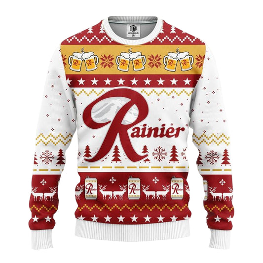 Rainier Beer Ugly Christmas Sweater Amazing Gift Idea Thanksgiving Gift ? Usalast