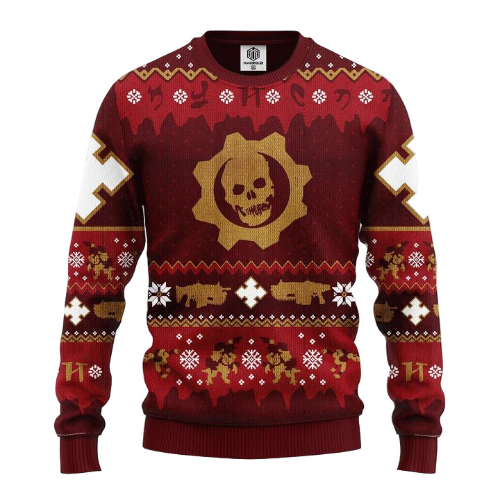 Red Skull Ugly Christmas Sweater Amazing Gift Idea Thanksgiving Gift ? Usalast
