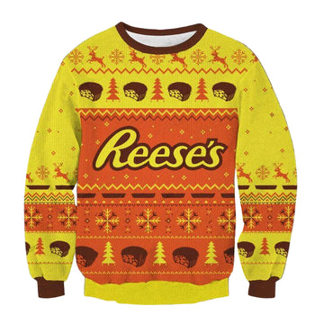 Reese?s Peanut Butter Cups Ugly Christmas Sweater 2022 ? Usalast
