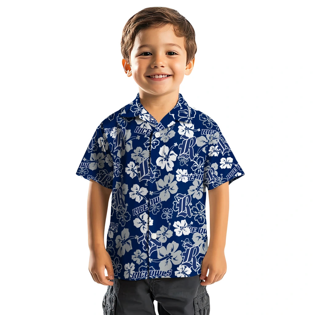Rice Owls Hibiscus Bloom Hawaiian Shirt – Moonbestprint