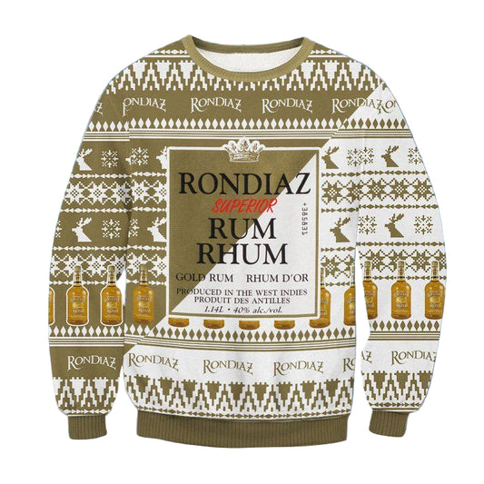 Rondiaz Superior Gold Rum Ugly Christmas Sweater 2022 ? Usalast