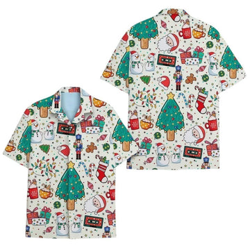2025 Christmas Hawaiian Shirt Holiday Shirt Button Down – Moonbestprint