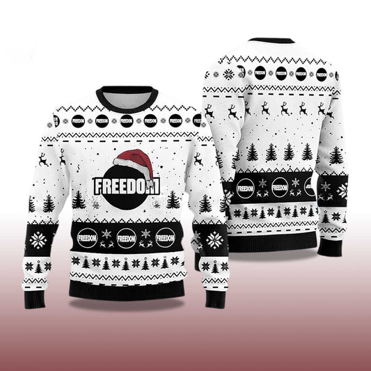2026 Christmas Freedom Charlie Kirk Ugly Sweater Moonbestprint