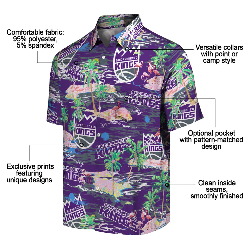 Sacramento Kings Flamingo Retreat 2026 Hawaiian Shirt – Moonbestprint