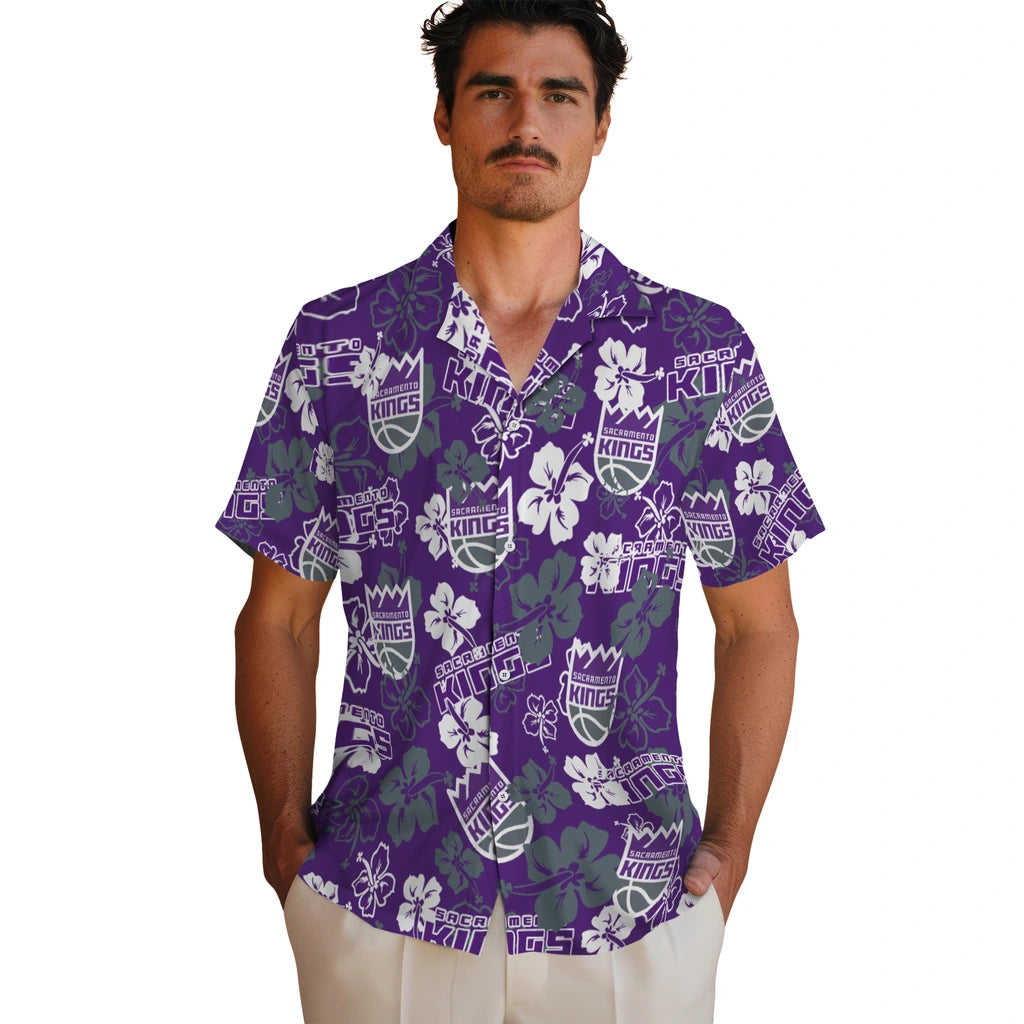 Sacramento Kings Hibiscus Bloom Hawaiian Shirt – Moonbestprint