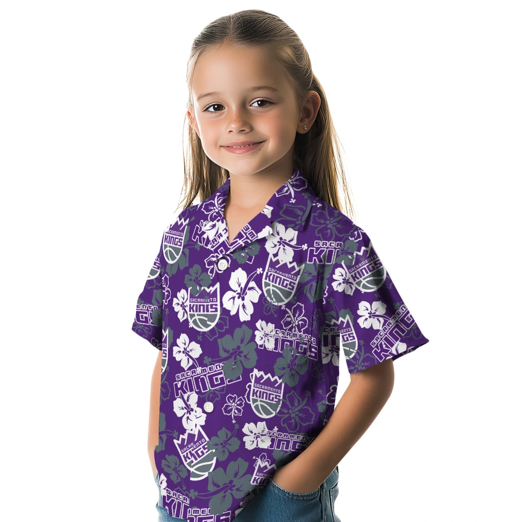 Sacramento Kings Hibiscus Bloom Hawaiian Shirt – Moonbestprint