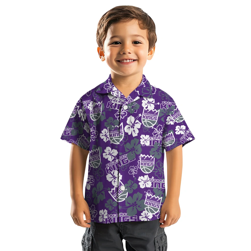 Sacramento Kings Hibiscus Bloom Hawaiian Shirt – Moonbestprint