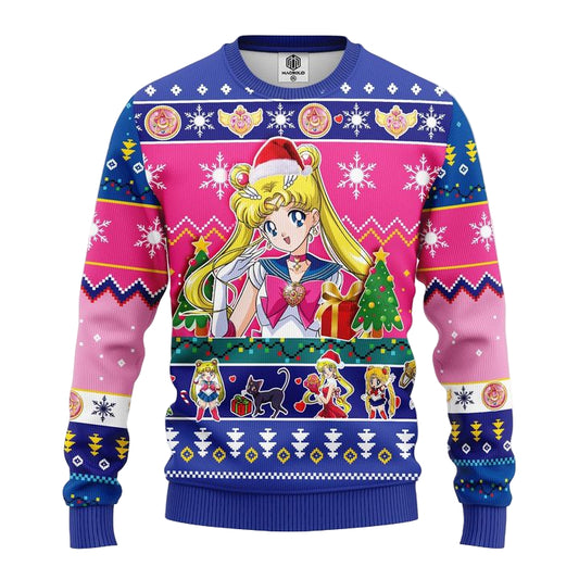 Sailor Moon Ugly Christmas Sweater Amazing Gift Idea Thanksgiving Gift ? Usalast