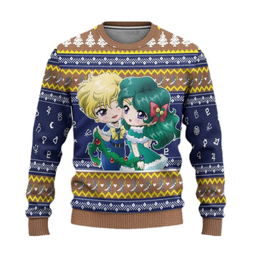 Sailor Uranus Ugly Christmas Sweater Sailor Moon Anime Xmas Gift ? Usalast