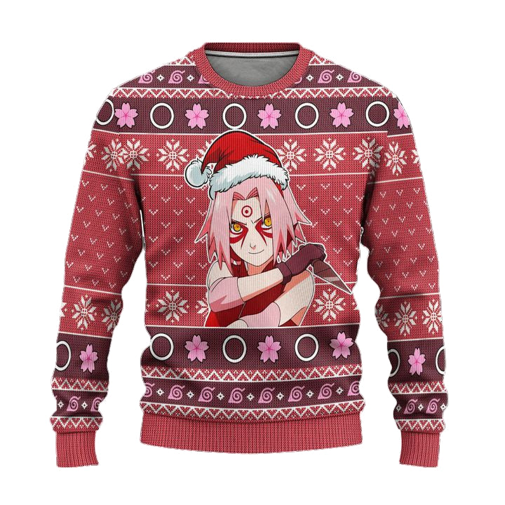 Sakura Ugly Christmas Sweater Sage Mode Naruto Anime Xmas Gift ? Usalast
