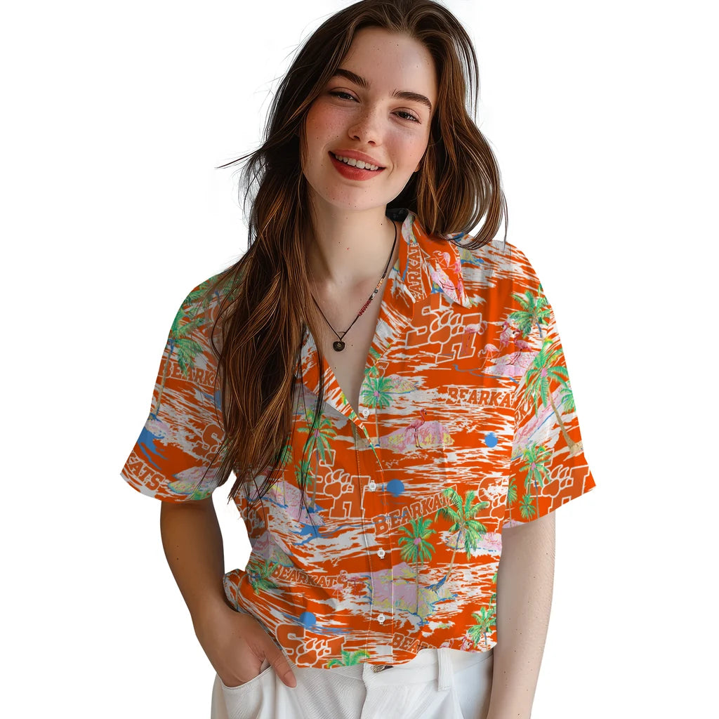 Sam Houston Bearkats Flamingo Retreat 2026 Hawaiian Shirt – Moonbestprint
