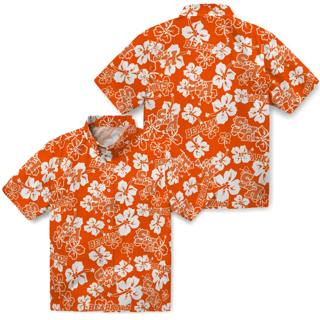 Sam Houston Bearkats Hibiscus Bloom Hawaiian Shirt – Moonbestprint