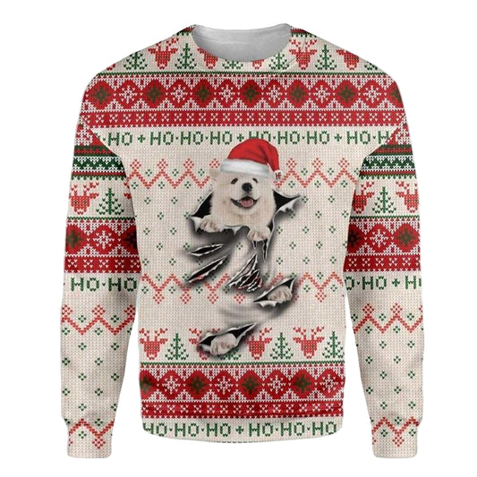 Samoyed Scratch Unisex 3D Ugly Christmas Sweater ? Usalast