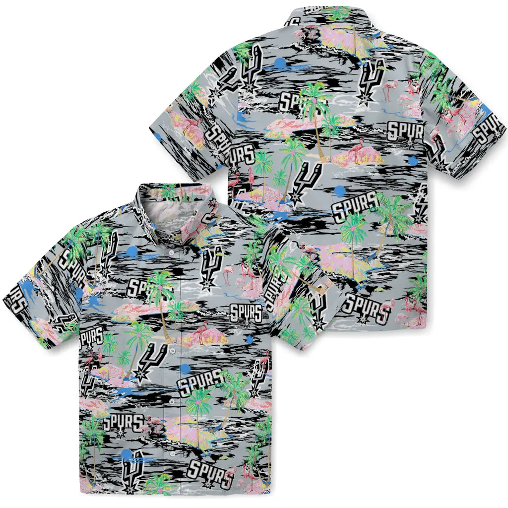San Antonio Spurs Flamingo Retreat 2026 Hawaiian Shirt – Moonbestprint