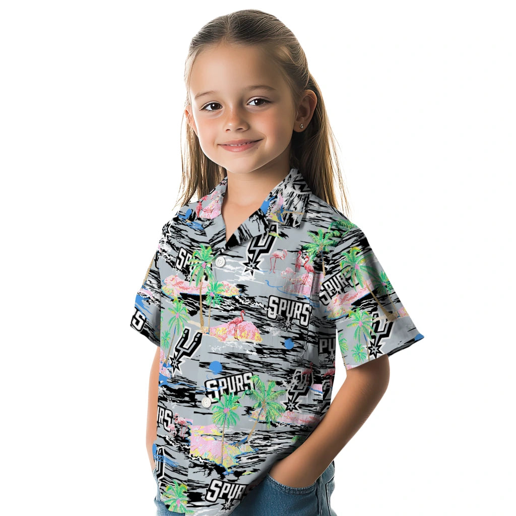 San Antonio Spurs Flamingo Retreat 2026 Hawaiian Shirt – Moonbestprint