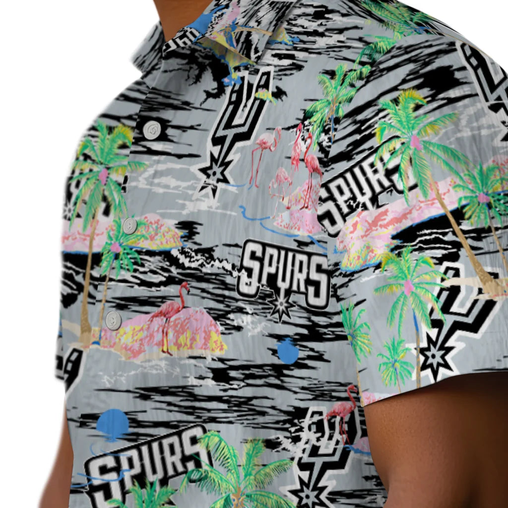 San Antonio Spurs Flamingo Retreat 2026 Hawaiian Shirt – Moonbestprint