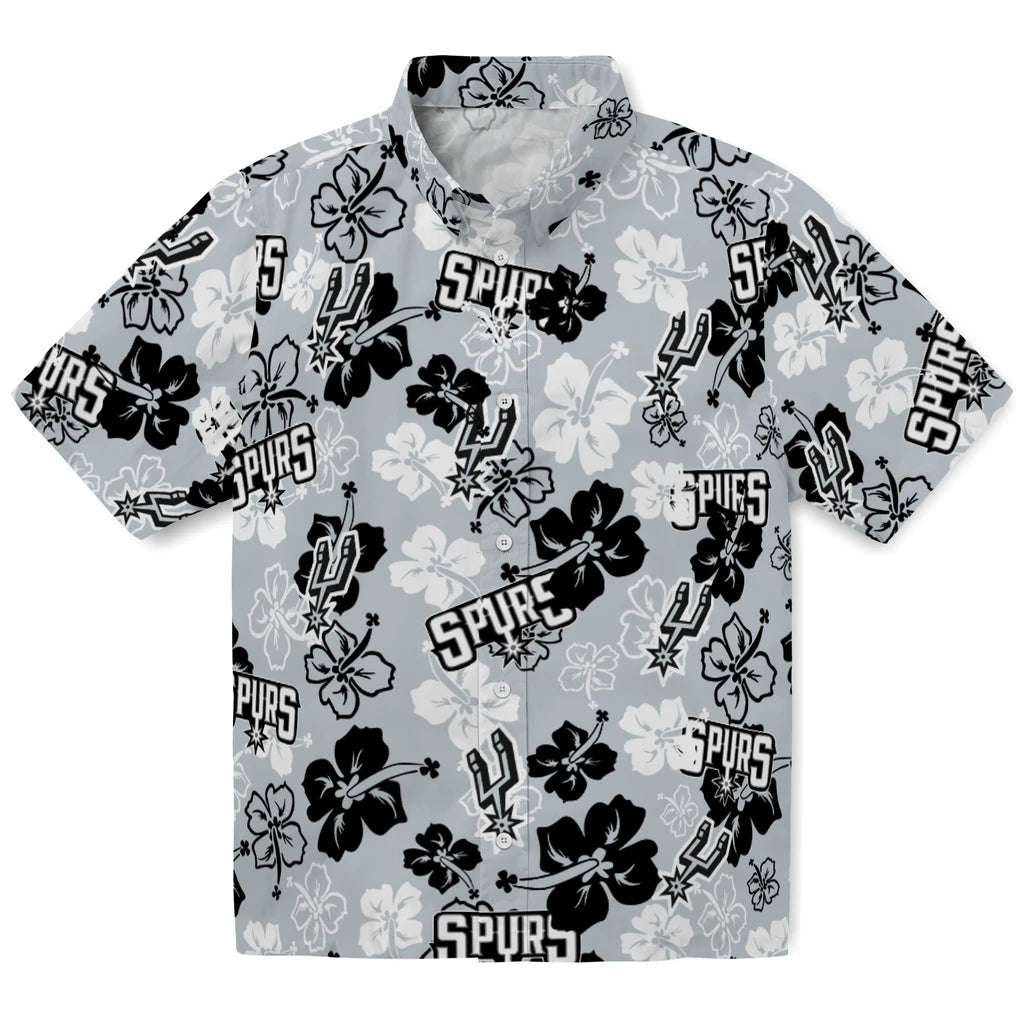 San Antonio Spurs Hibiscus Bloom Hawaiian Shirt – Moonbestprint