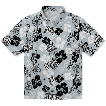 San Antonio Spurs Hibiscus Bloom Hawaiian Shirt – Moonbestprint