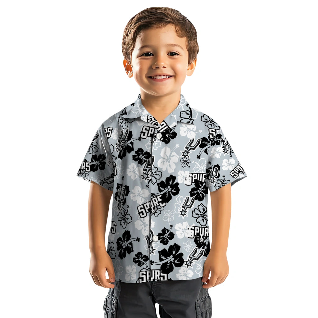 San Antonio Spurs Hibiscus Bloom Hawaiian Shirt – Moonbestprint