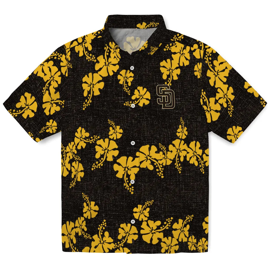 San Diego Padres Hawaiian Shirt - 50th State Flower | Moonbestprint