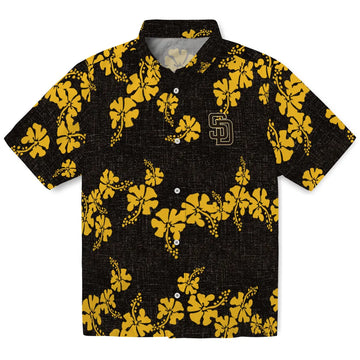 San Diego Padres Hawaiian Shirt - 50th State Flower | Moonbestprint