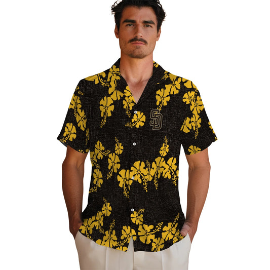 San Diego Padres Hawaiian Shirt - 50th State Flower | Moonbestprint