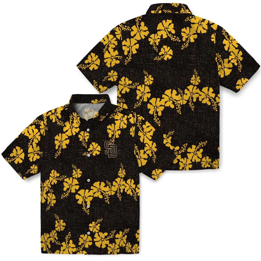 San Diego Padres Hawaiian Shirt - 50th State Flower | Moonbestprint