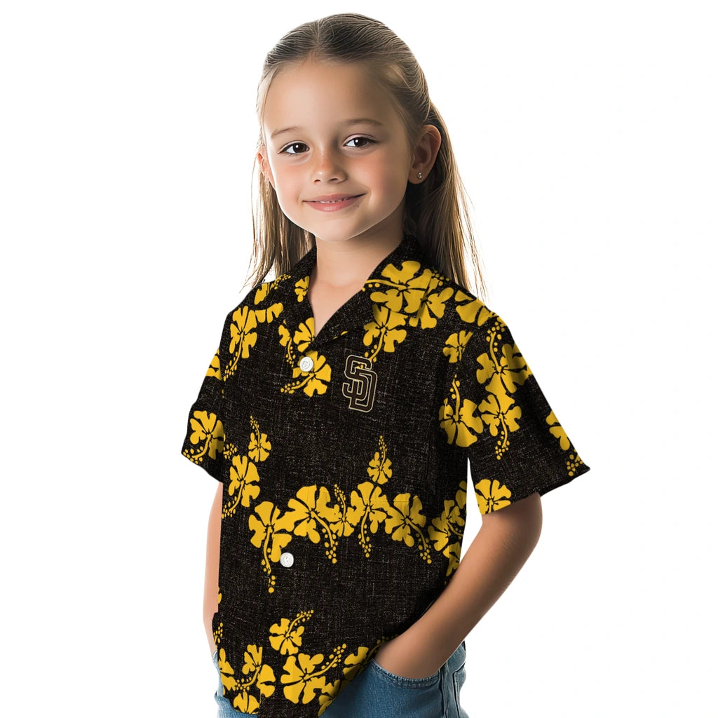 San Diego Padres Hawaiian Shirt - 50th State Flower | Moonbestprint