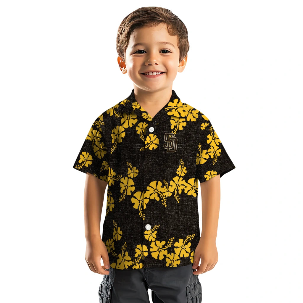 San Diego Padres Hawaiian Shirt - 50th State Flower | Moonbestprint