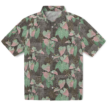 San Diego Padres Hawaiian Shirt - Anthurium Overlay | Moonbestprint