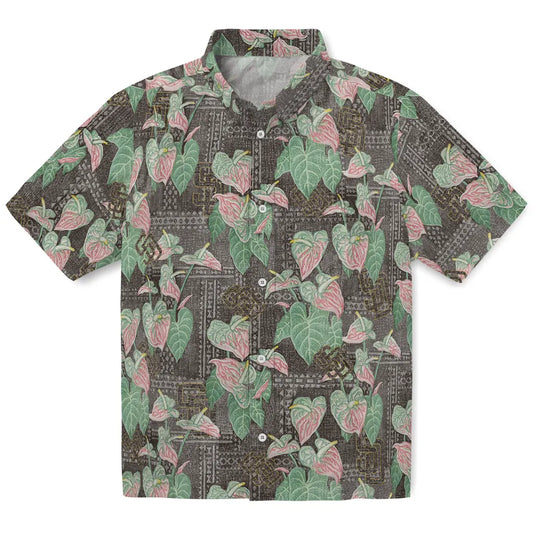 San Diego Padres Hawaiian Shirt - Anthurium Overlay | Moonbestprint