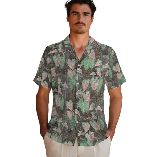 San Diego Padres Hawaiian Shirt - Anthurium Overlay | Moonbestprint