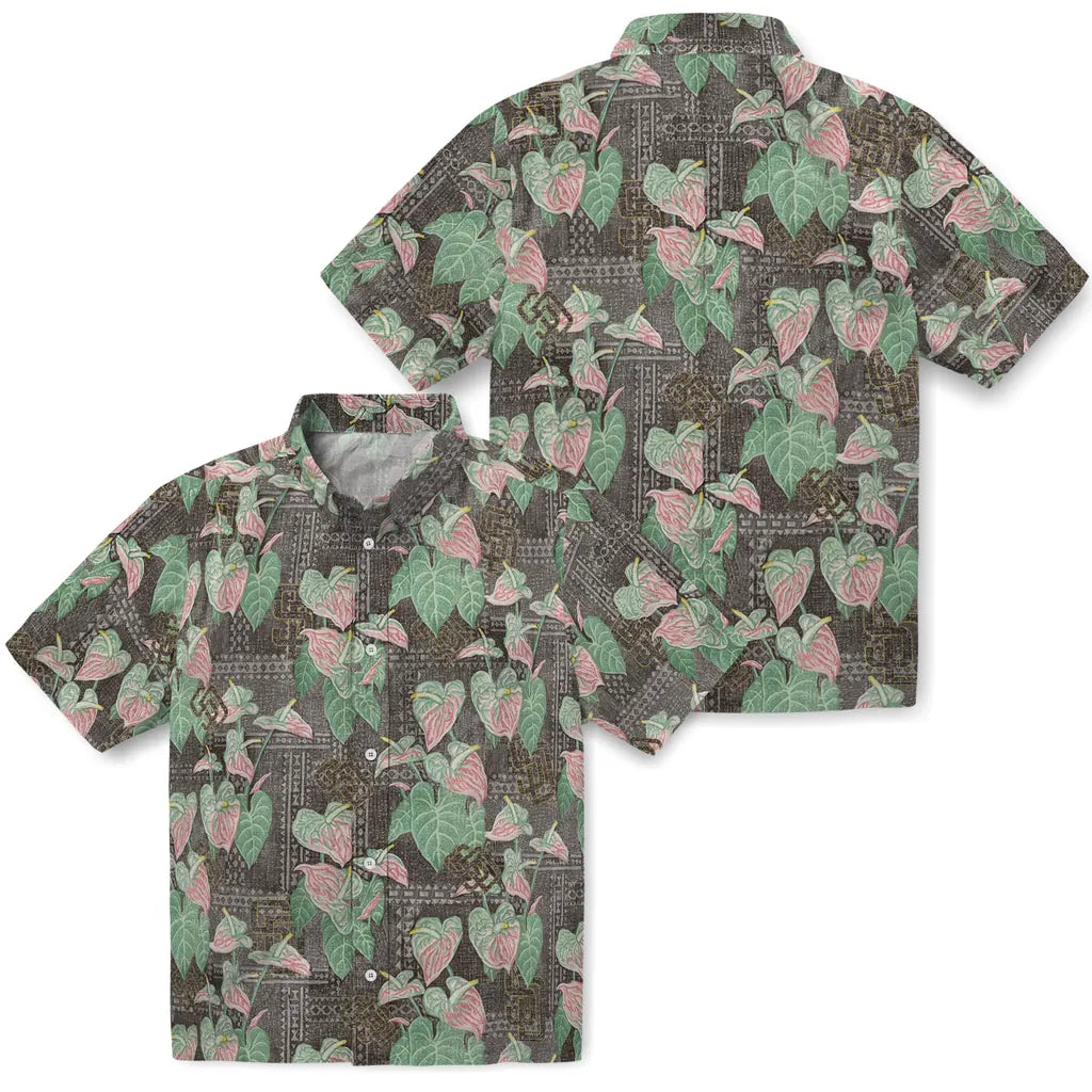 San Diego Padres Hawaiian Shirt - Anthurium Overlay | Moonbestprint