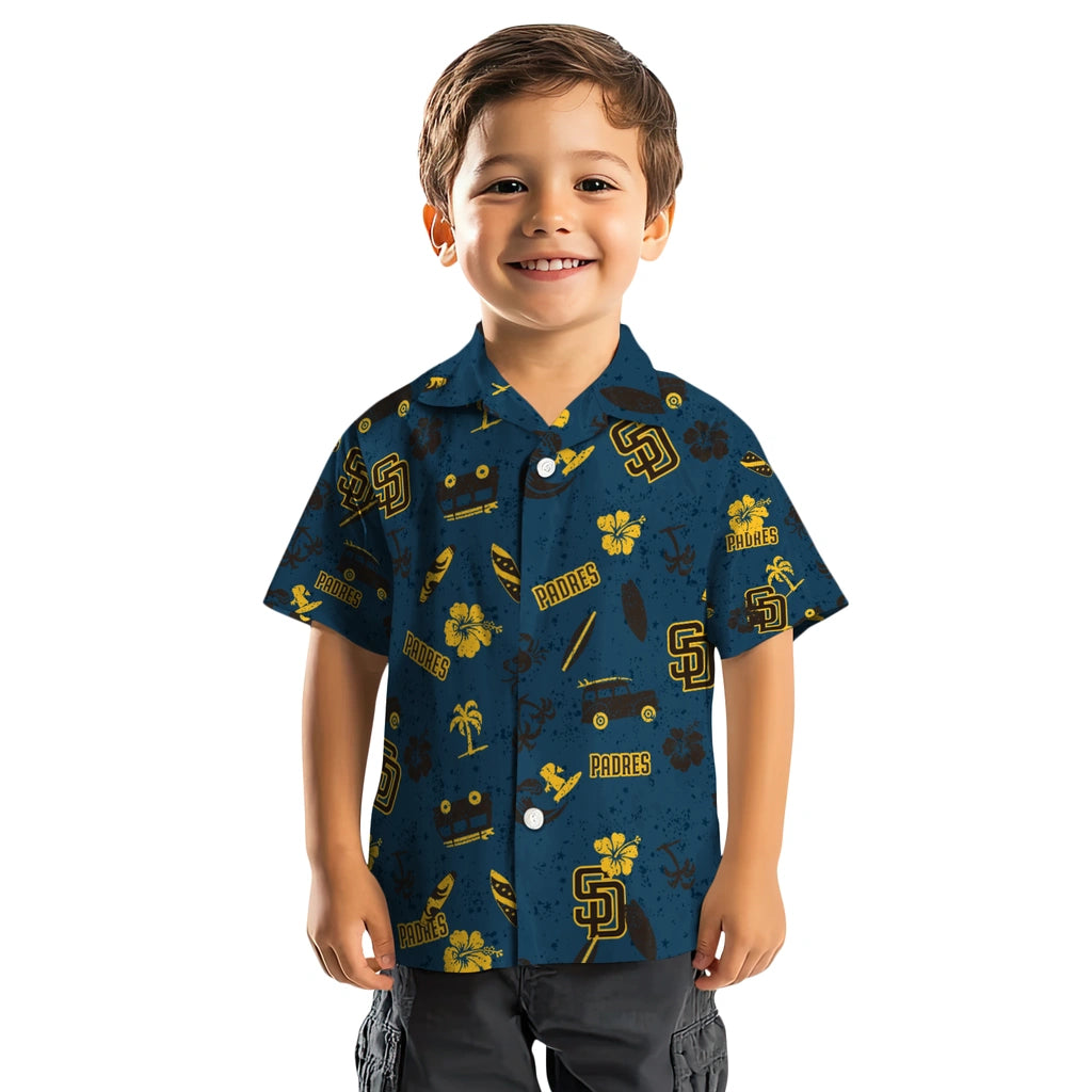 San Diego Padres Hawaiian Shirt - Beach Vibe | Moonbestprint