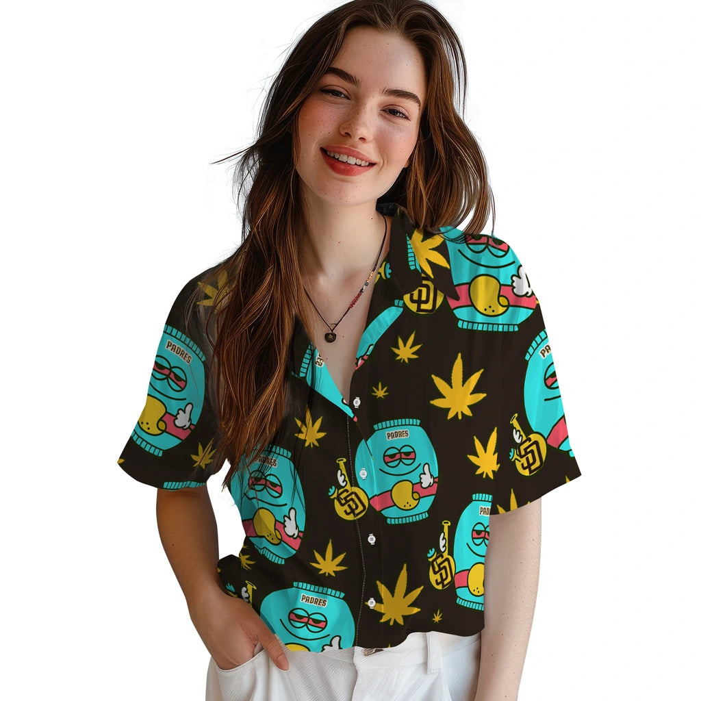 San Diego Padres Hawaiian Shirt - Chill Vibe | Moonbestprint