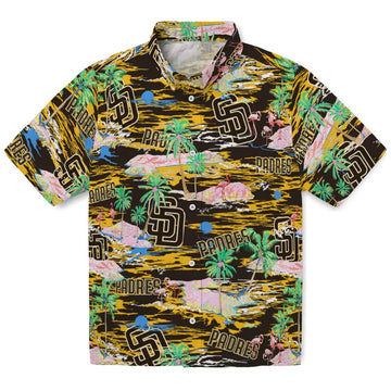 San Diego Padres Flamingo Retreat 2026 Hawaiian Shirt – Moonbestprint