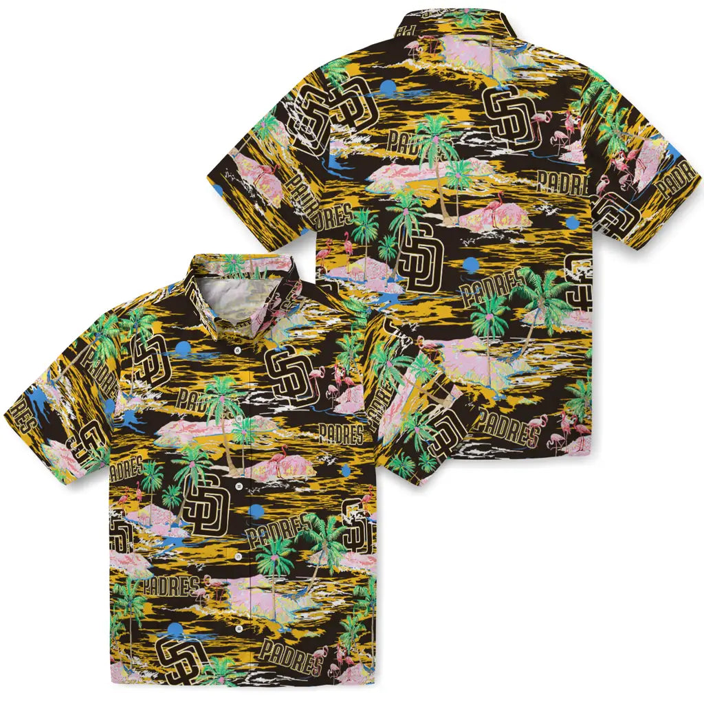 San Diego Padres Flamingo Retreat 2026 Hawaiian Shirt – Moonbestprint